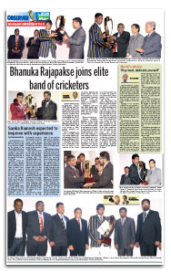 Bhanuka Rajaakse joins elite band of cricketers