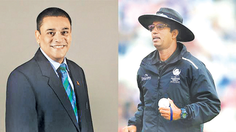 Kumara Dharmasena, ICC’s most sought after elite panel umpire-Ranjan Madugalle, ICC Chief Match Referee
