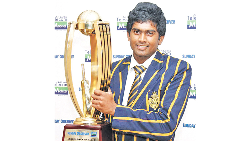Bhanuka Rajapakse, who won the Observer-Mobitel Schoolboy Cricketer of the Year twice, has a message for the selectors