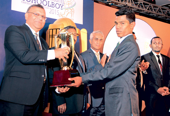 Best batsman Gold; Pathum Nissanka Kalutara MV