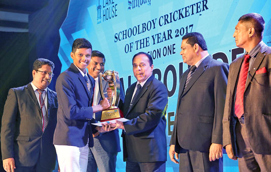 Division 1 Best Allrounder. Nipun Dananjaya Perera Joseph Vaz College, Wennappuwa