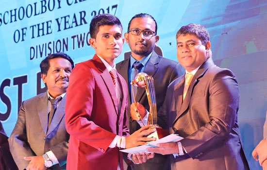 Division 2 Best Bowler Dimith Sampath of Siri Piyarathana MV, Padukka