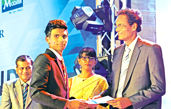 Best All-rounder Runner-Up Division 3, Heshan Ratnayake of Bandarawela Central