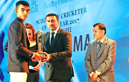 Division three Best Batsman, Kalhara Shaminda of Kirindiwela MV