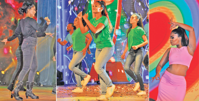 The Gayan Dance Troupe entertaining the audience