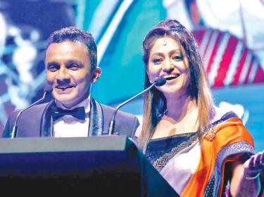 Clifford Richards and Sonali Perera the presenters