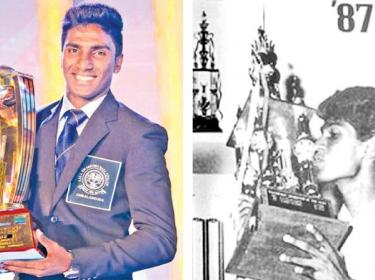 Nipun Ransika’s golden moment five years ago   |   Weerakkody with the glittering trophy in 1987